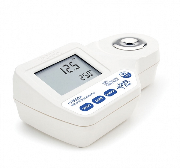 HI96814 цифровой рефрактометр для анализа % Брикс, ° Oe и ° KMW в вине, сусле и соке